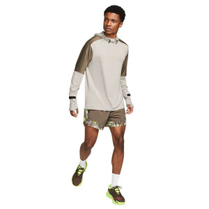 กางเกงขาสั้นออกกำลังกายผู้ชายขายส่ง คุณภาพสูง ผลิตจากโพลีเอสเตอร์/ผ้าฝ้าย แห้งเร็ว กันน้ำ เอวยางยืด สีพื้น - Product Image 5