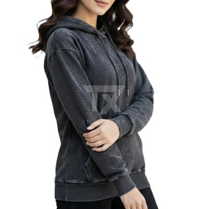 Sweat à capuche Spider unisexe, style tendance, chaud pour l'hiver, manches longues, délavé à l'acide, 100% coton, imperméable à l'avant - Product Image 4