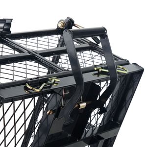 Carrello da Giardino in Metallo Robusto, Versatile Carrello Ribaltabile a Doppia Funzione con Montaggio Semplice, Carriola 4 - Product Image 5