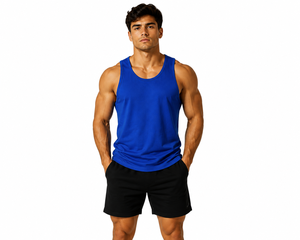 100% cotton sleeveless <b>vest</b> Premium cotton muscle shirt Athletic tank tops for men Fitness training workout <b>vest</b> - Product Image 1