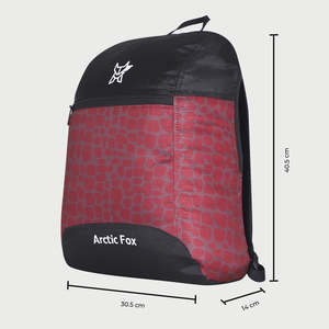 Sac d'école imperméable pour enfants motif renard arctique, en polyester durable avec fermeture éclair - Product Image 5