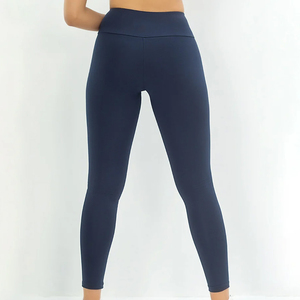 Top Quality Legging Women's Black Gym <b>Tights</b> Breathable Mid Waist Logo Printed Leggings <b>Thin</b> Girls' Trousers Pants Wear - Product Image 6