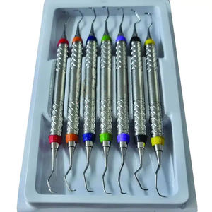Juego de Curetas Dentales Gracey 1/2-13/14, Manuales, de Acero Inoxidable, Diseño CNC, Recubrimiento de Diamante, Periodontales, Shuja, Quirúrgicas - Product Image 1