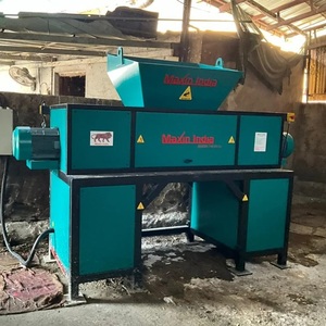 Trituradora de Cáscaras de Coco Marrón de Doble Eje, Trituradora Eléctrica Semiautomática de Doble Eje para Materiales de Cáscaras de Coco Marrón - Product Image 1