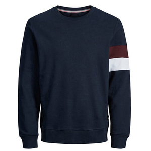 Sudadera de algodón grueso para hombre, personalizada, con cuello redondo, efecto desgastado por el sol, estilo vintage lavado, oversize, de corte holgado y corto, con efecto desgastado - Product Image 1