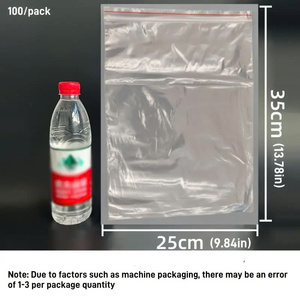 Premium Odorless Transparent Plastic <b>Zip</b> Lock <b>Bags</b> Custom Size Multi-Purpose For Food Storage and General Packaging - Product Image 2