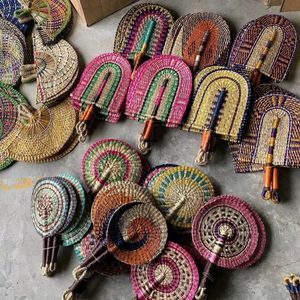 Éventail en jonc de mer fait main de haute qualité, modèle 2026, idéal pour le refroidissement et la décoration intérieure, cadeau de mariage ou de fête – Choix Populaire - Product Image 3