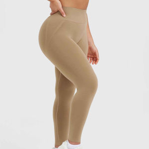Leggings transpirables para mujer, de alta calidad, para entrenamiento activo, yoga, fitness, cintura alta, con servicio OEM. - Product Image 6