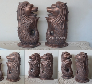 Escultura del Merlion de Sentosa en Resina de Poliéster – Estatua Icónica de Singapur de León-Pez para Decoración de Bodas de Lujo y Eventos Temáticos - Product Image 2