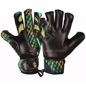 Gants de gardien de but en latex antidérapants à prix de gros avec design respirant et fermeture auto-agrippante sécurisée pour usage sportif masculin - Product Image 2