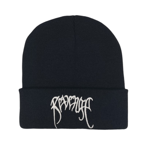 Revenge Embroidery Beanie Hat Unisex Street Style <b>Winter</b> <b>Cap</b> 100% Acrylic Knitted Skull <b>Cap</b> Casual Fashion Adult - Product Image 4