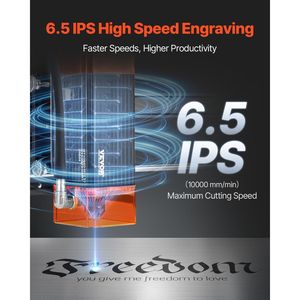 10W Laser Engraver & Cutter <b>Machine</b> 14.9 X 15.7 in Work Area 10000 Mm/min Movement Speed High Output Laser <b>Engraving</b> <b>Machine</b> - Product Image 2