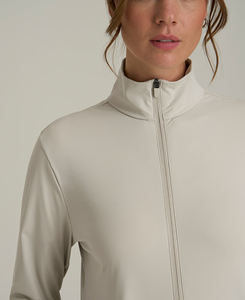Veste Softshell d'hiver zippée pour femme, en coton et soie, avec logo, tissu confortable, col montant, design haut de gamme, meilleur prix, style urbain - Product Image 4