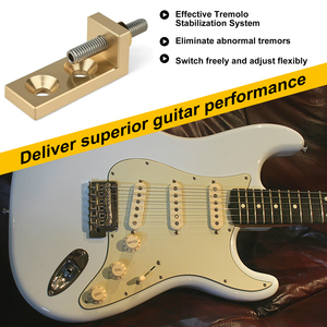 Kit de stabilisation de tremolo en laiton pour <span class=keywords><strong>Floyd</strong></span> Rose et autres ponts flottants (FMTS) avec clé à vis - Product Image 4