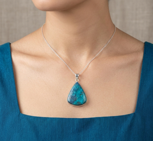 <b>Top</b> Quality Shattuckite 925 Sterling Silver Pendant <b>Rose</b> Gold Yellow Gold Plated Handmade Boho Gemstone Jewelry Christmas Gift - Product Image 2