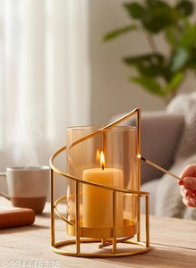 Lámpara de Araña Metálica Hecha a Mano, Ecológica, Decoración Colgante para el Hogar, Decoración Festiva, Farol de Pared para Velas, Navidad - Product Image 2