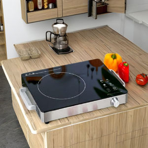 Estufa de cerámica eléctrica portátil de 2000W | Estufa de vidrio plano de calentamiento rápido | Diseño elegante de eficiencia energética para el hogar y la cocina a granel - Product Image 3