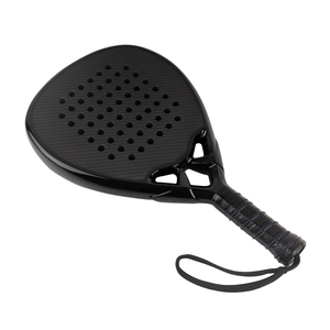 Raquette de padel Flyingkick Enterprises FK-709, prix usine, surface rugueuse, fibre de carbone, filet en nylon, vente en gros, légère - Product Image 1