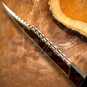Cuchillo Bowie de Supervivencia Estilo Rambo 2, Hecho a Mano con Acero D2, para Caza y Camping, con Funda de Cuero, el Mejor Regalo - Product Image 3