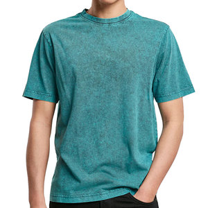 Black <b>Acid</b> Wash Oversized T Shirt Cotton Crew Neck Vintage Washed <b>Drop</b> Shoulder Streetwear Tee Heavyweight Casual Fashion Tee - Product Image 6