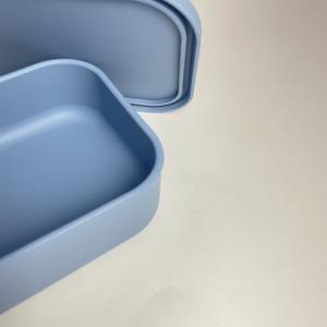 Boîte à lunch en silicone de qualité alimentaire, compatible micro-ondes et lave-vaisselle, contenant bento pour le travail, l'école, les voyages, les enfants, les adultes, les repas en déplacement - Product Image 5