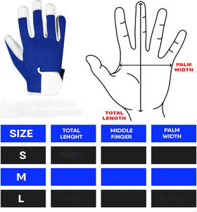 Gants de travail de sécurité en cuir haute dextérité pour mécaniciens et assemblage, en vente - Product Image 5