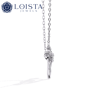 Collier pendentif goutte d'eau en diamant de laboratoire, or 18 carats, 1 carat, étincelant, certifié IGI, idéal pour offrir - Product Image 2