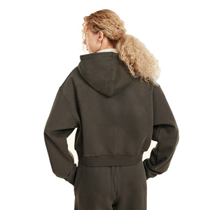 Tenues Chaudes pour Femmes et Hommes – Ensembles de Vêtements Automne-Hiver – Survêtements Chauds à Col Montant et Fermeture Éclair – Sweat-shirts pour Hommes - Product Image 2