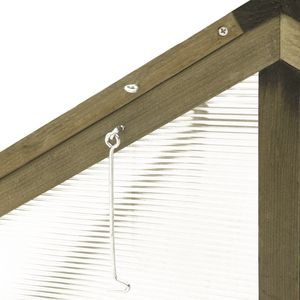 Firwood giardino serra 44.8 "x 31.4" x 19.6 "serra colore grigio - Product Image 6