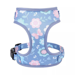 NAVRIT CREATION Cartoon Print <b>Dog</b> <b>Harness</b> Nylon <b>Reflective</b> Medium Buckle Closure Adjustable Vest Sport Style for <b>Dogs</b> - Product Image 3