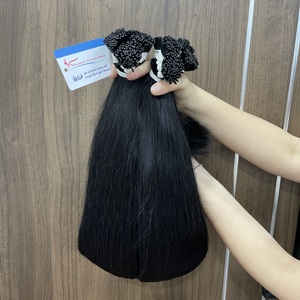 ต่อผมแท้เวียดนามแบบตรงธรรมชาติ เกรดพรีเมียม สีดำนุ่มสลวย แบบ I-Tip คุณภาพสูง - Product Image 1