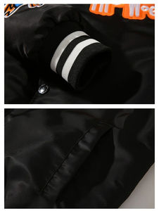 Chaqueta Varsity Bordada para Hombre 2026, Estilo Americano, con Parches en la Parte Delantera, Estilo Retro Vintage, Cortavientos Unisex - Product Image 4