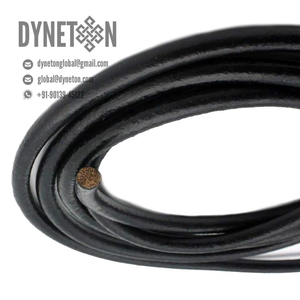 7mm Round <b>Leather</b> Cord for Jewelry Making Necklace <b>Bracelets</b> Fashion Accessories All Sizes Colors Original <b>Leather</b> Handmade - Product Image 2