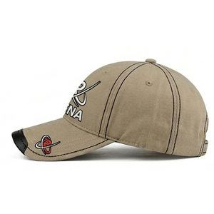 Gorra de Béisbol RIZNA de Mezclilla Twill, 6 Paneles, Ajustable, Unisex, Estilo Casual Vintage, Lavada, con Logotipo Bordado en 3D en el Panel Frontal, Azul, Algodón, Metal - Product Image 1