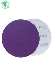 กระดาษทรายเซรามิกสีม่วงขนาด 150 มม. ไม่มีรู สำหรับรถยนต์และงานไม้ - Product Image 1
