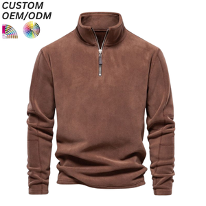 Sudadera de Forro Polar Grueso para Hombre, Bordada, Estilo Casual de Invierno, Ecológica, con Logotipo Personalizado, Compatible con OEM y ODM, 100% - Product Image 6