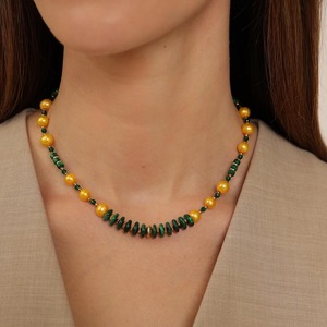 Collares de resina multicolor de nuevo estilo para niñas y mujeres, joyería ecológica natural para exportación desde India. - Product Image 3