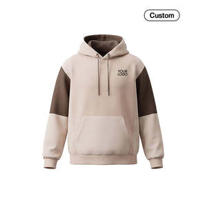 Sudadera con Capucha de Forro Polar Premium Personalizada para Hombre con Manga Raglán, Bloques de Color, Antipilling y Transpirable - Corte Holgado Estilo Urbano - Product Image 1