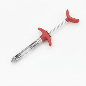 Jeringa de Anestesia Manual Autoaspirante Profesional para Odontología, Agarre Ergonómico Plateado, Clase I, Reutilizable, de Acero Inoxidable - Product Image 3