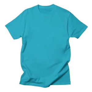 Vente en gros de t-shirts pour hommes 100% coton, 500g, poids lourd, couleur unie, coupe classique - Product Image 4
