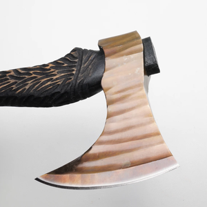 Hacha Vikinga de Acero al Carbono de Alta Calidad, Forjada a Mano, de Grado Industrial, OEM Premium, Lista para Uso en Exteriores, para Cortar Madera, Personalizada - Product Image 2