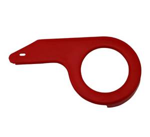 Protector de Cadena de Bicicleta de Material PPCP al por Mayor, Ligero, Rojo, para Bicicletas Urbanas, Cubierta de Plástico Roja para Bicicletas de Una Sola Velocidad - Product Image 3