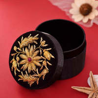 Boîte à bijoux papillon gravée de luxe en carton personnalisée avec fermeture magnétique, populaire pour les mariages, cadeau de mariée, rangement pour bagues