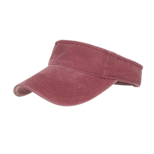 Casquette de soleil ajustable en coton délavé, version légère, 8 couleurs, visière vide pour le sport, le cyclisme, les activités de plein air et les voyages - Product Image 5