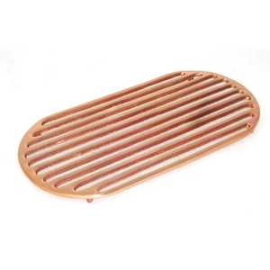 Sous-plat moderne en laiton doré, à fentes et rayures, résistant à la chaleur, antidérapant, lavable, pour cuisine, table et comptoir - Product Image 2