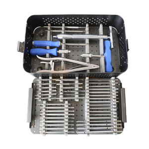 Kit d'instruments orthopédiques professionnels pour l'extraction de vis cassées, système d'extraction hexagonal Torx pour vis et plaques osseuses chirurgicales - Product Image 1