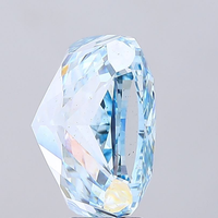 Diamante cultivado en laboratorio de calidad superior, color azul intenso, certificado por IGI, pulido excelente, CVD, piedra suelta para venta al por mayor.
