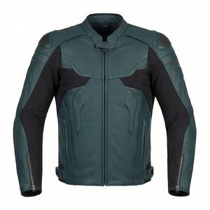 Veste de moto en cuir véritable pour homme de qualité supérieure, nouvelle arrivée, vestes de moto d'hiver, protections amovibles, personnalisables - Product Image 1