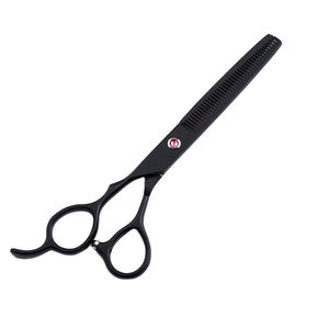 Ciseaux de coiffure professionnels en acier inoxydable 9CR noir de 7 pouces pour droitiers, design haut de gamme - Product Image 5