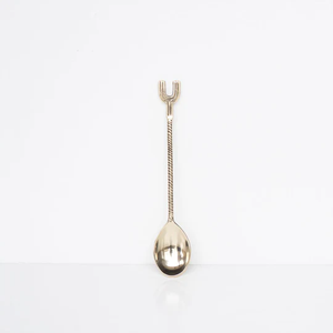 Cuchara de Comedor de Latón con Diseño Único y Asa Grabada Dorada para Bodas, Hogar y Hoteles, Apta para Lavavajillas, Hecha a Mano - Product Image 2